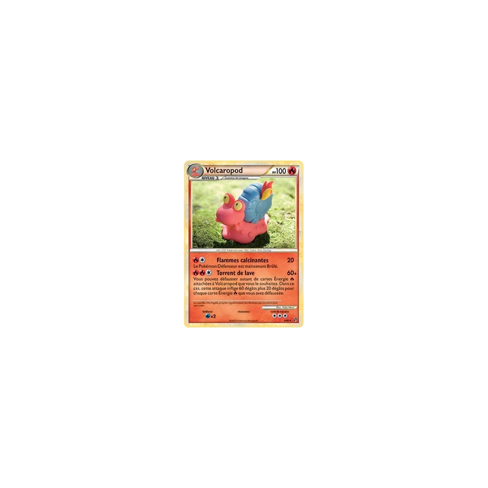 Carte Volcaropod - Holographique rare de Pokémon HS Indomptable 006