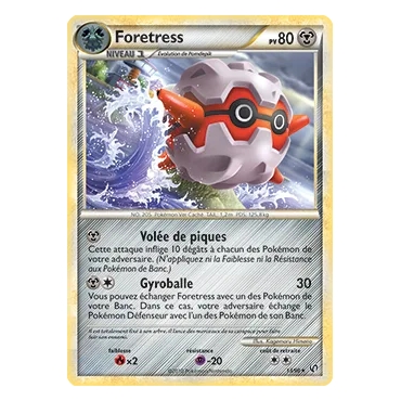 Foretress 13/90 : Joyau Rare (Brillante) de l'extension Pokémon HS Indomptable