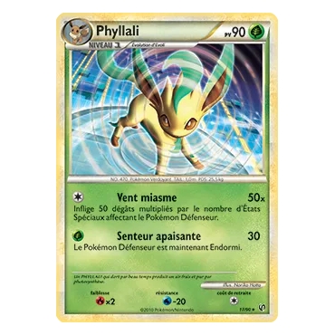 Découvrez Phyllali, carte Rare (Brillante) de la série HS Indomptable