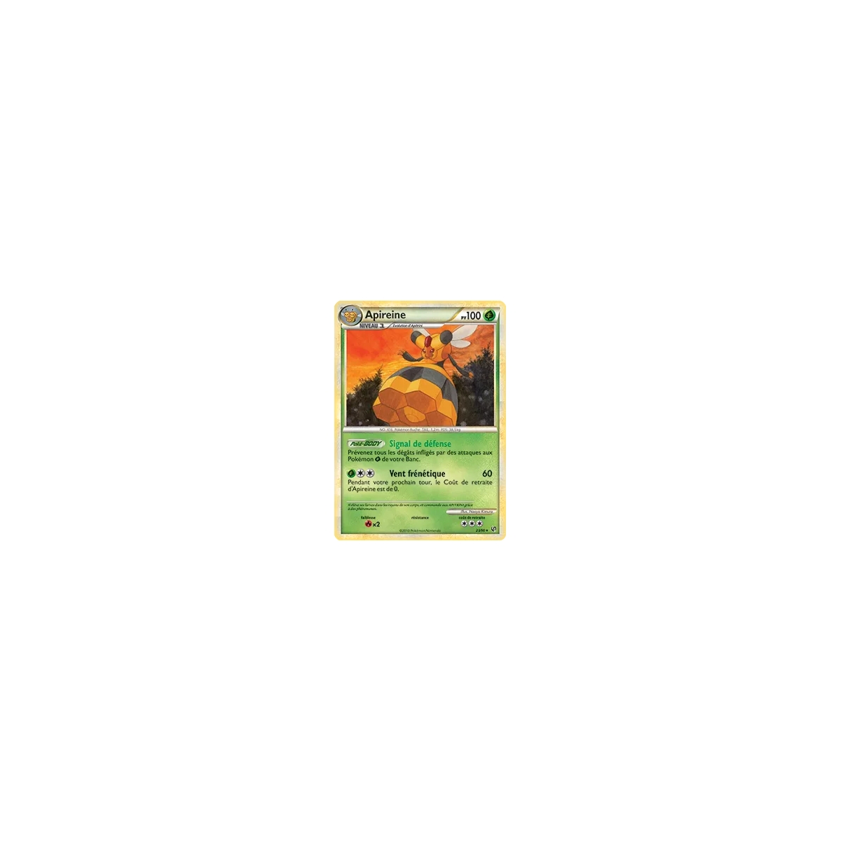 Apireine 23/90 : Joyau Rare (Brillante) de l'extension Pokémon HS Indomptable