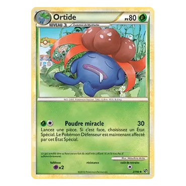 Découvrez Ortide, carte Peu commune (Brillante) de la série HS Indomptable