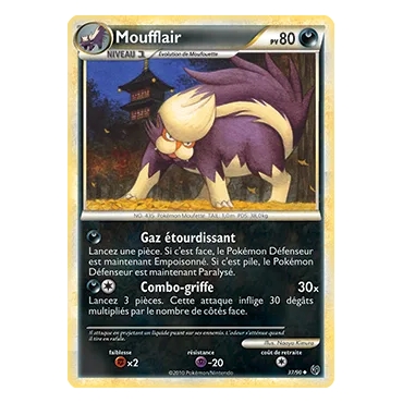 Découvrez Moufflair, carte Peu commune (Brillante) de la série HS Indomptable