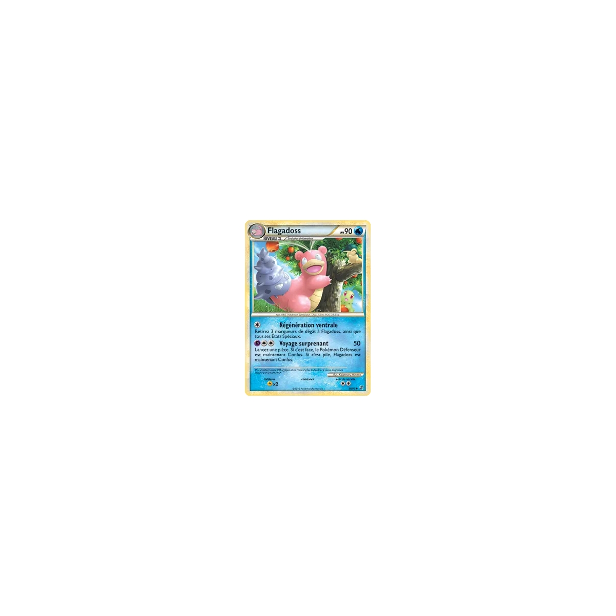 Carte Flagadoss - Peu commune (Brillante) de Pokémon HS Indomptable 38/90