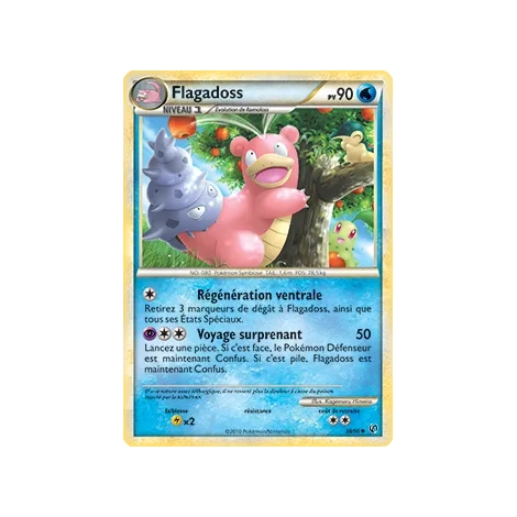 Carte Flagadoss - Peu commune (Brillante) de Pokémon HS Indomptable 38/90