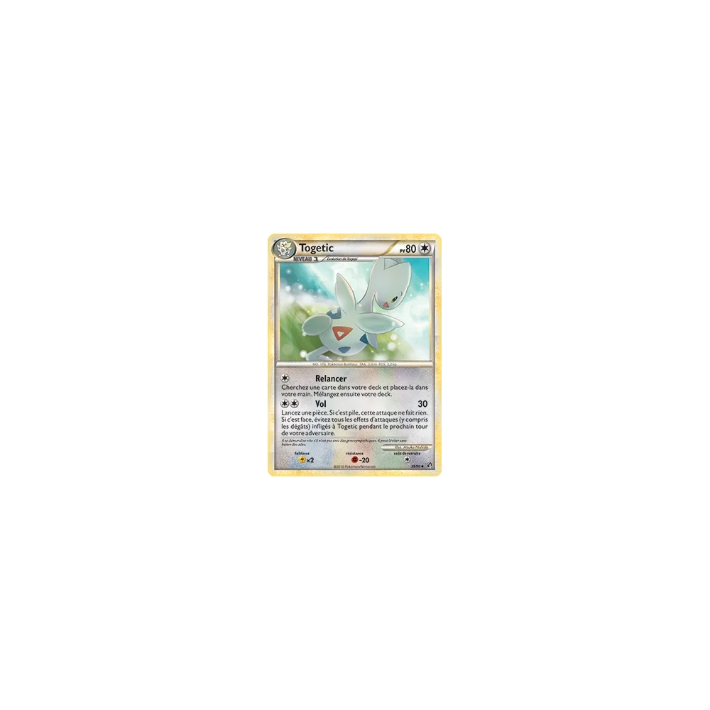 Togetic 39/90 : Joyau Peu commune (Brillante) de l'extension Pokémon HS Indomptable