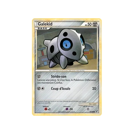 Galekid 42/90 : Joyau Commune (Brillante) de l'extension Pokémon HS Indomptable