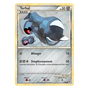 Découvrez Terhal, carte Commune (Brillante) de la série HS Indomptable