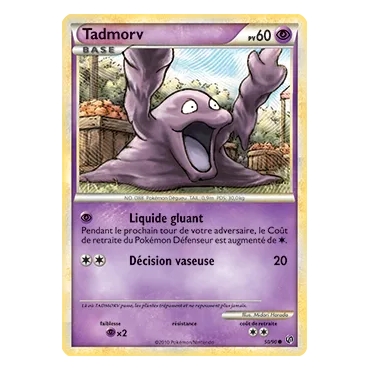 Tadmorv 50/90 : Joyau Commune (Brillante) de l'extension Pokémon HS Indomptable