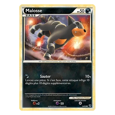 Découvrez Malosse, carte Commune (Brillante) de la série HS Indomptable