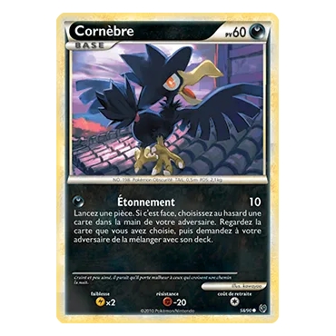 Découvrez Cornèbre, carte Commune (Brillante) de la série HS Indomptable