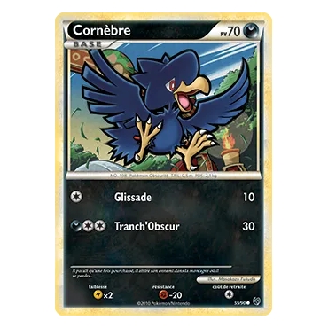 Découvrez Cornèbre, carte Commune (Brillante) de la série HS Indomptable