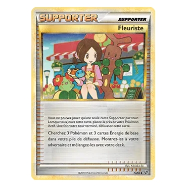 Découvrez Fleuriste, carte Peu commune (Brillante) de la série HS Indomptable