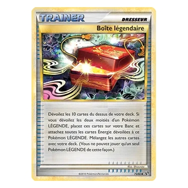 Boîte légendaire 75/90 : Joyau Peu commune (Brillante) de l'extension Pokémon HS Indomptable