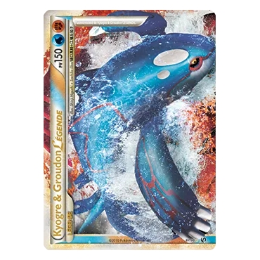 Kyogre & Groudon 87/90 : Joyau LÉGENDE de l'extension Pokémon HS Indomptable