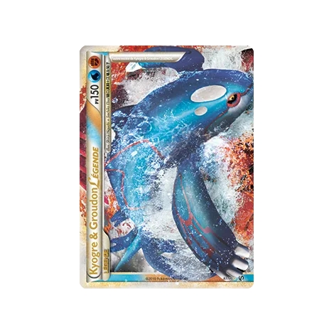 Kyogre & Groudon 87/90 : Joyau LÉGENDE de l'extension Pokémon HS Indomptable