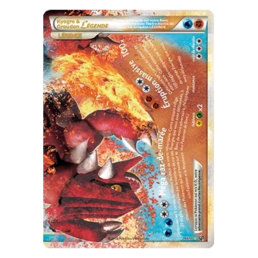Découvrez Kyogre & Groudon, carte LÉGENDE de la série HS Indomptable