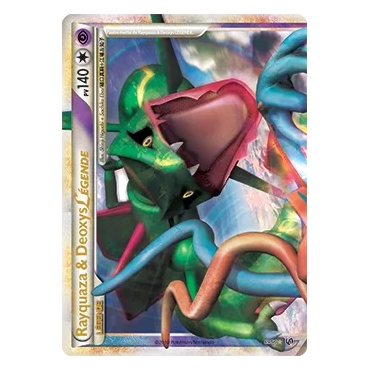 Carte Rayquaza & Deoxys - LÉGENDE de Pokémon HS Indomptable 89/90