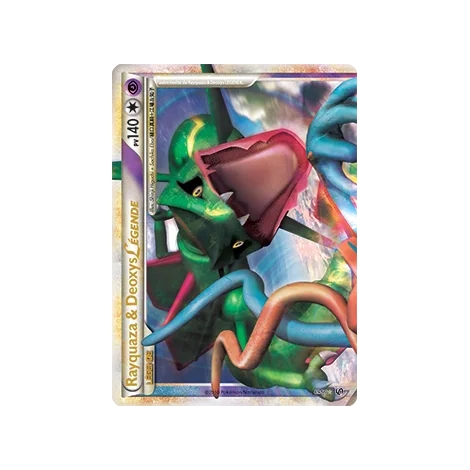 Carte Rayquaza & Deoxys - LÉGENDE de Pokémon HS Indomptable 89/90
