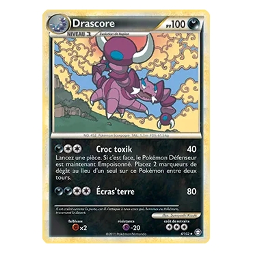 Découvrez Drascore, carte Holographique rare de la série HS Triomphe