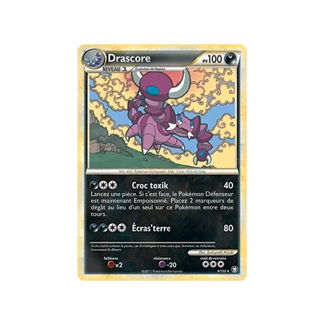 Découvrez Drascore, carte Holographique rare de la série HS Triomphe