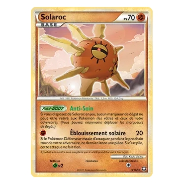 Découvrez Solaroc, carte Holographique rare de la série HS Triomphe