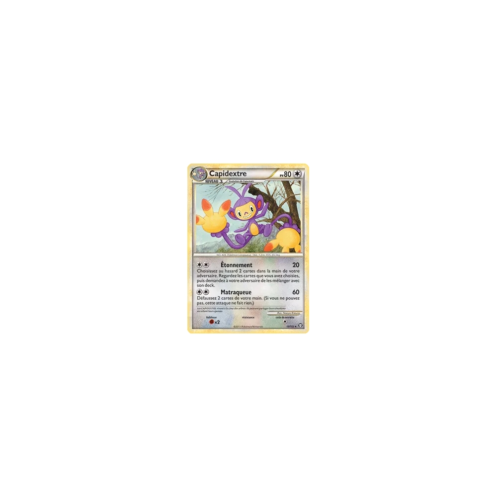 Capidextre 13/102 : Joyau Rare (Brillante) de l'extension Pokémon HS Triomphe