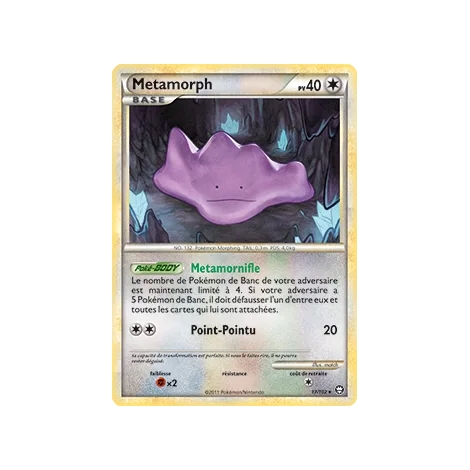 Découvrez Metamorph, carte Rare (Brillante) de la série HS Triomphe