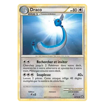 Découvrez Draco, carte Peu commune (Brillante) de la série HS Triomphe