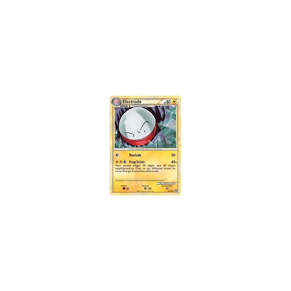 Electrode 34/102 : Joyau Peu commune (Brillante) de l'extension Pokémon HS Triomphe