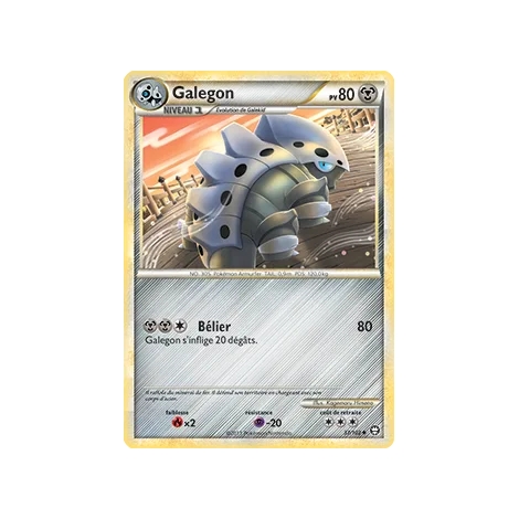 Galegon 37/102 : Joyau Peu commune (Brillante) de l'extension Pokémon HS Triomphe