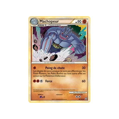 Machopeur 40/102 : Joyau Peu commune (Brillante) de l'extension Pokémon HS Triomphe