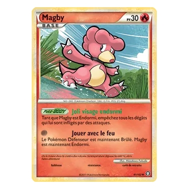 Découvrez Magby, carte Peu commune (Brillante) de la série HS Triomphe