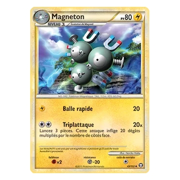 Découvrez Magneton, carte Peu commune (Brillante) de la série HS Triomphe