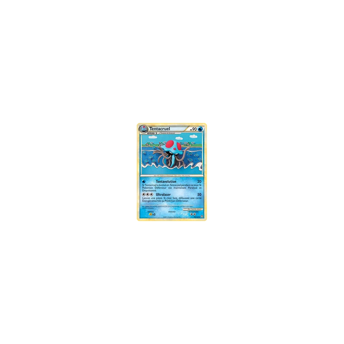 Tentacruel 50/102 : Joyau Peu commune (Brillante) de l'extension Pokémon HS Triomphe