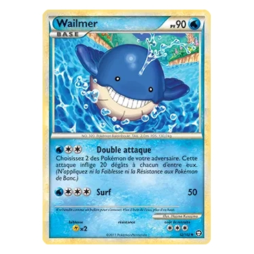 Découvrez Wailmer, carte Peu commune (Brillante) de la série HS Triomphe