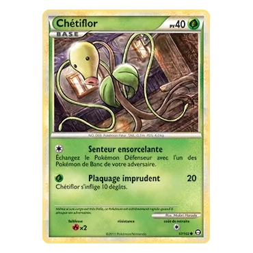 Chétiflor 57/102 : Joyau Commune (Brillante) de l'extension Pokémon HS Triomphe