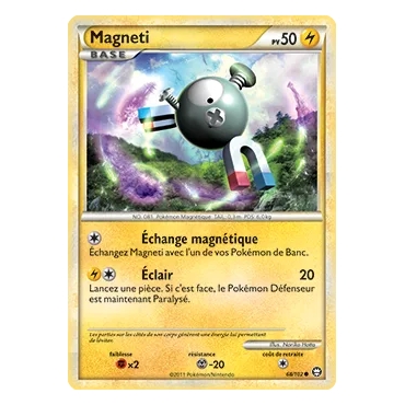 Magneti 68/102 : Joyau Commune (Brillante) de l'extension Pokémon HS Triomphe