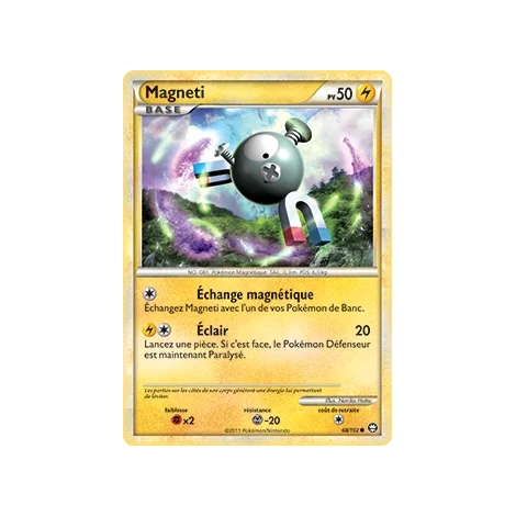 Magneti 68/102 : Joyau Commune (Brillante) de l'extension Pokémon HS Triomphe