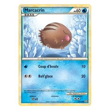 Marcacrin 79/102 : Joyau Commune (Brillante) de l'extension Pokémon HS Triomphe