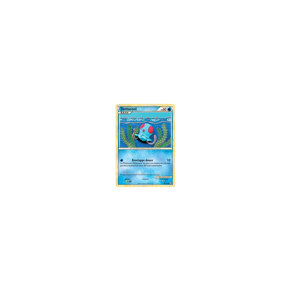 Tentacool 80/102 : Joyau Commune (Brillante) de l'extension Pokémon HS Triomphe