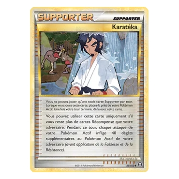 Carte Karatéka - Peu commune (Brillante) de Pokémon HS Triomphe 85/102