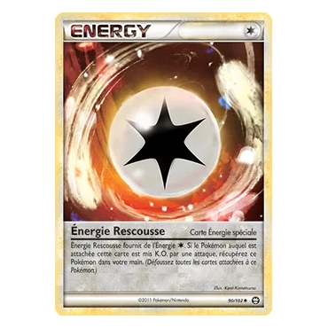 Carte Énergie Rescousse - Peu commune (Brillante) de Pokémon HS Triomphe 90/102