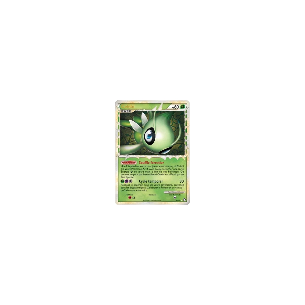 Celebi 92/102 : Joyau Rare Prime de l'extension Pokémon HS Triomphe