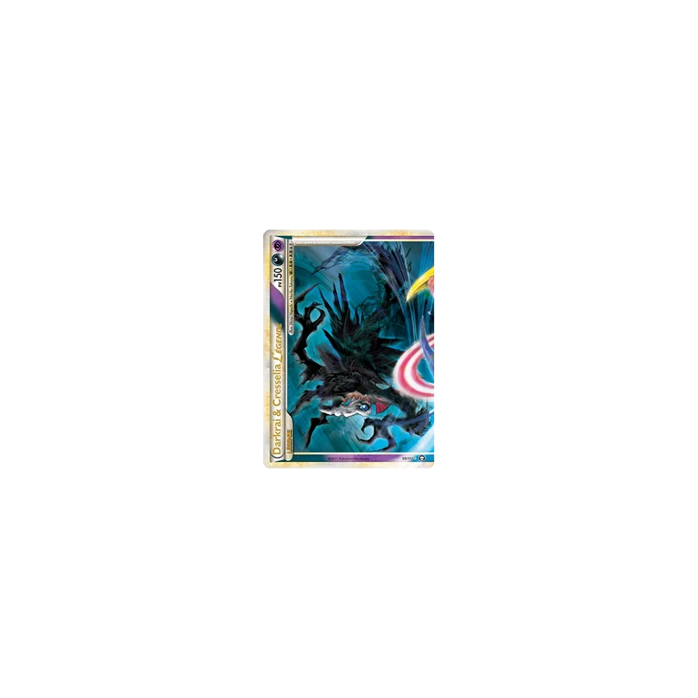 Découvrez Darkrai & Cresselia, carte LÉGENDE de la série HS Triomphe