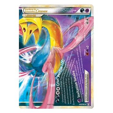 Darkrai & Cresselia 100/102 : Joyau LÉGENDE de l'extension Pokémon HS Triomphe