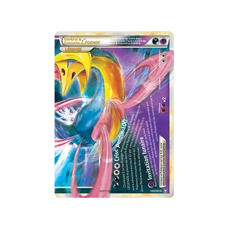 Darkrai & Cresselia 100/102 : Joyau LÉGENDE de l'extension Pokémon HS Triomphe