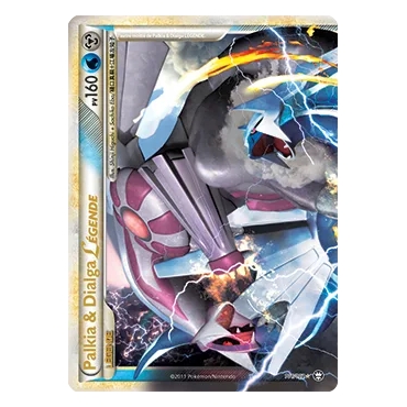 Carte Palkia & Dialga - LÉGENDE de Pokémon HS Triomphe 101/102