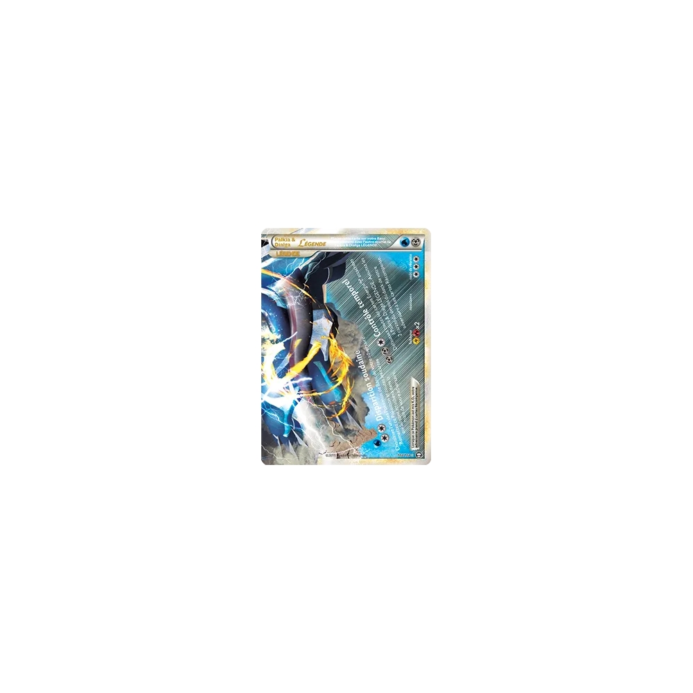 Carte Palkia & Dialga - LÉGENDE de Pokémon HS Triomphe 102/102