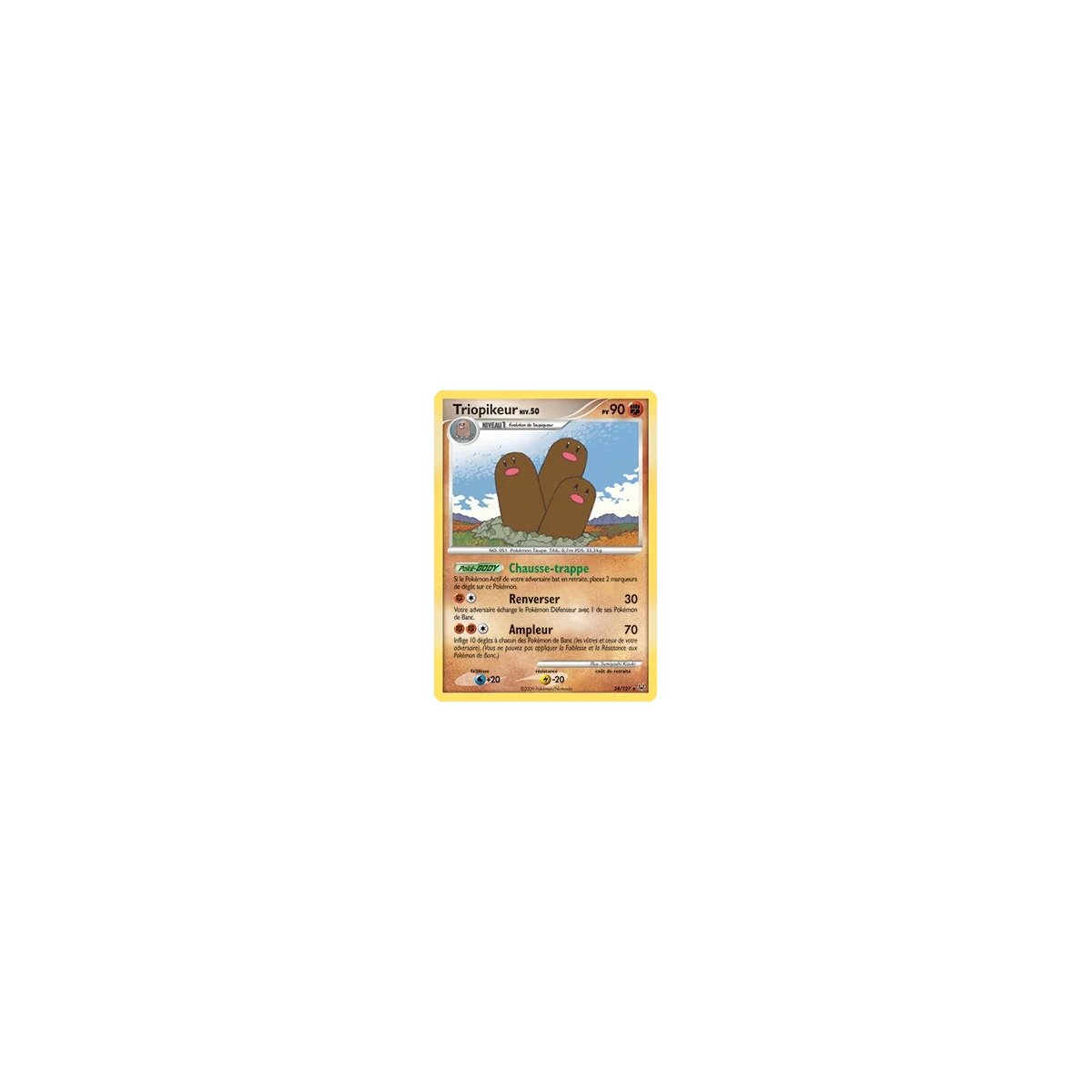 Triopikeur 24/127 : Joyau Rare (Brillante) de l'extension Pokémon Platine