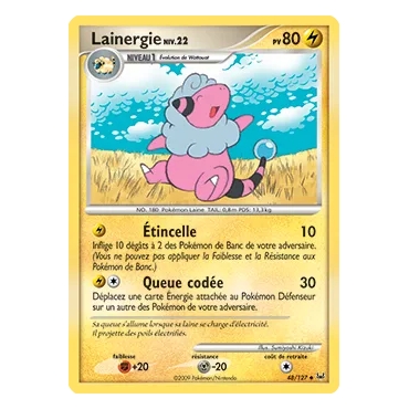 Lainergie 48/127 : Joyau Peu commune (Brillante) de l'extension Pokémon Platine